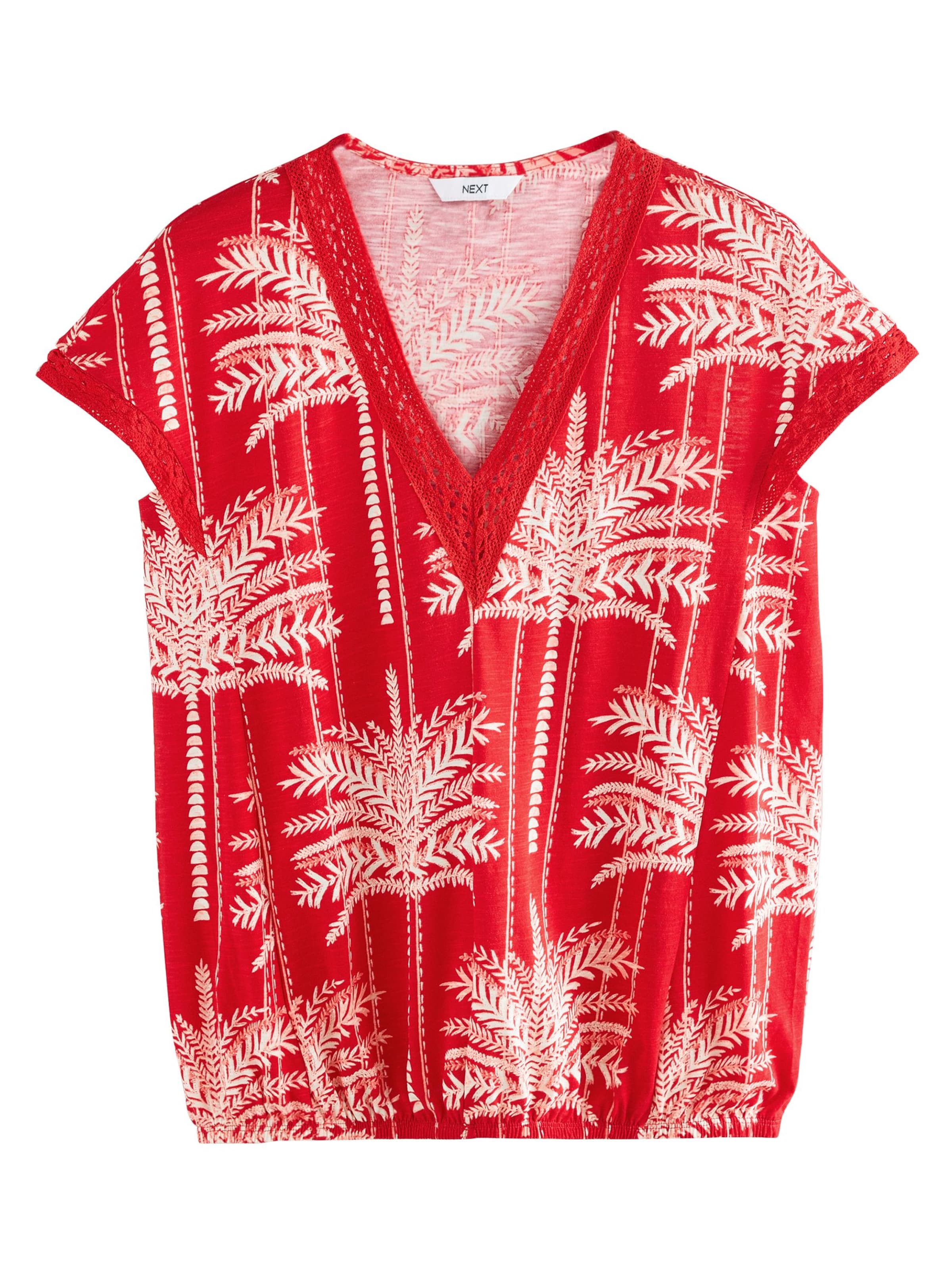 Next T-Shirt in Rot: Vorderseite