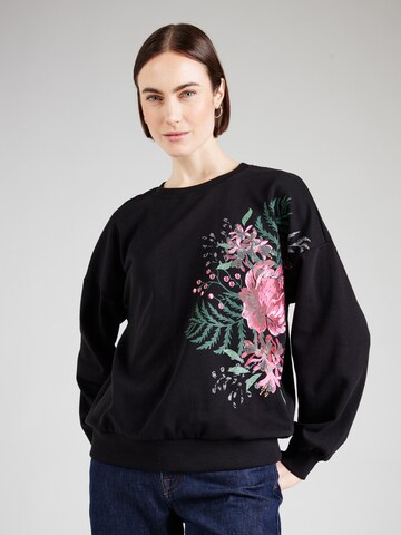 ONLY Sweatshirt 'ONLWANTED' in Schwarz: Vorderseite