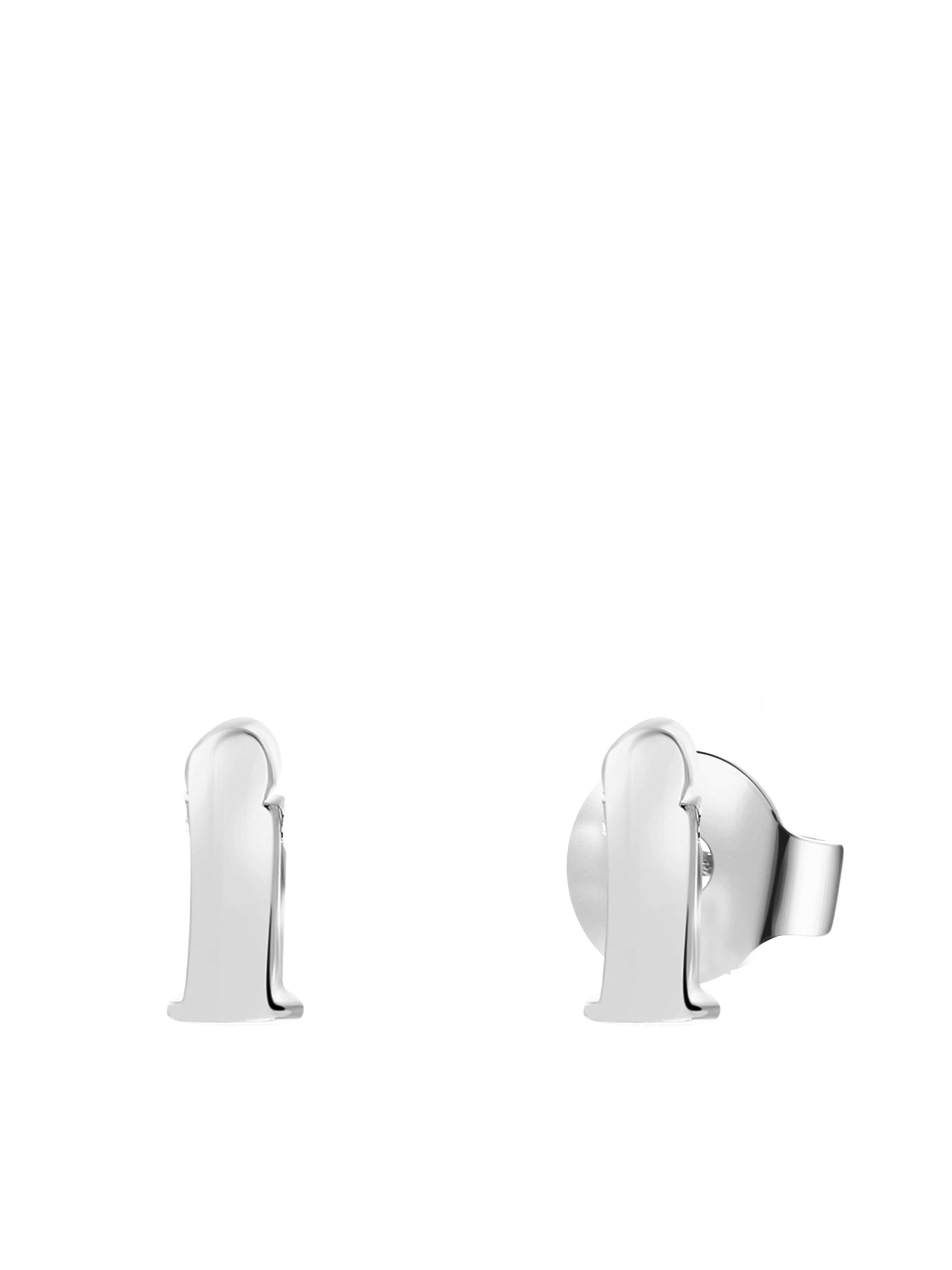 Lucardi Oorbellen in Zilver: voorkant