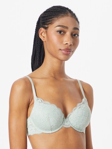 Lindex T-shirt Bra 'Lilja' in Green: front