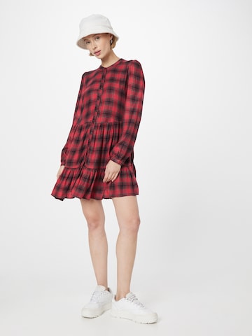 Superdry Shirt Dress in Red