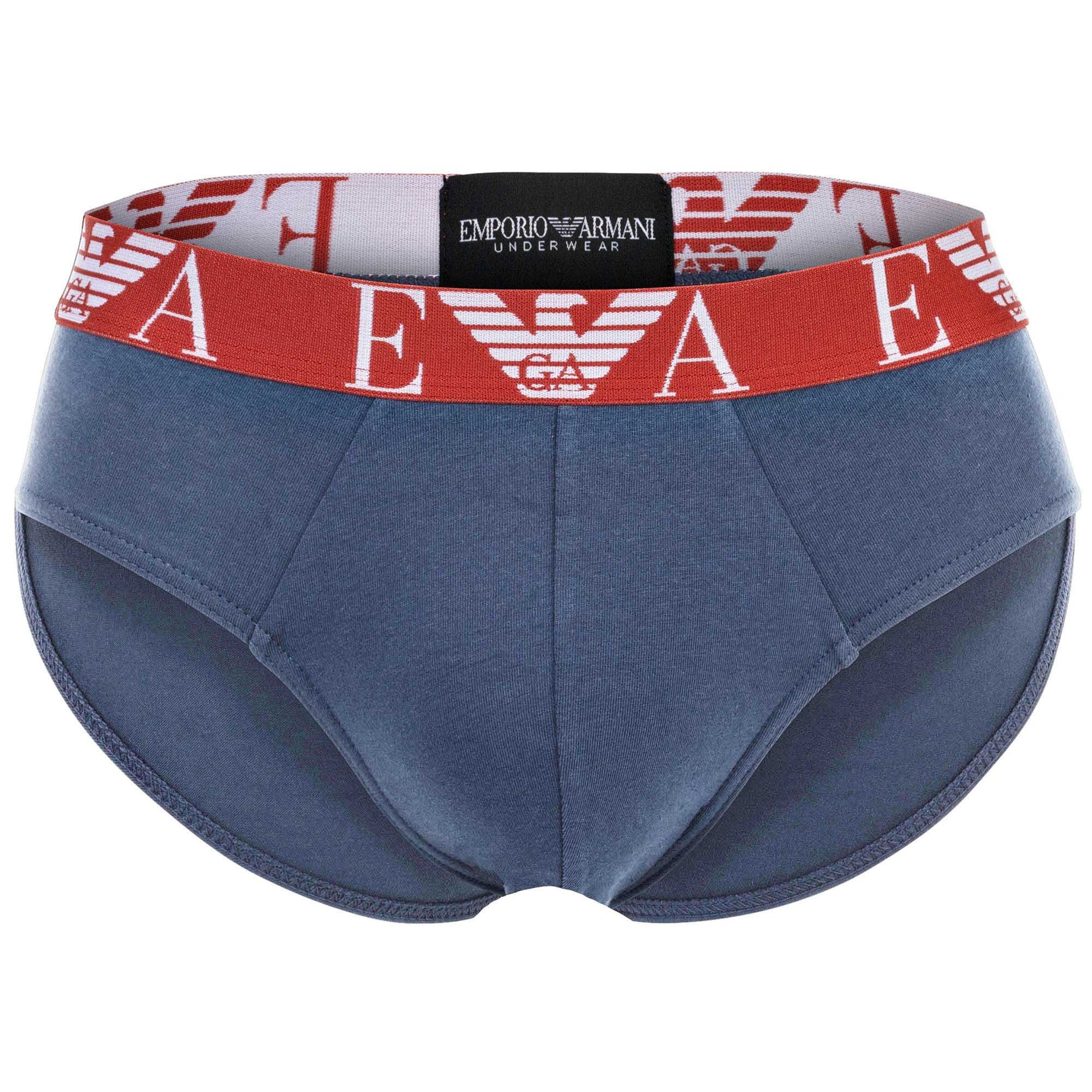 Emporio Armani Slipy – modrá