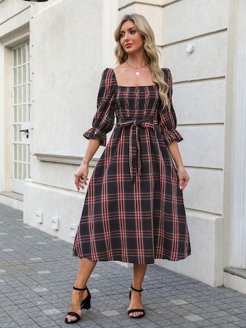 Cupshe Jurk 'Plaid' in Blauw