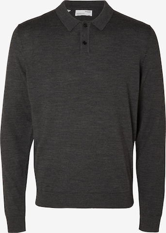 SELECTED HOMME Sweater 'TOWN' in Grey: front