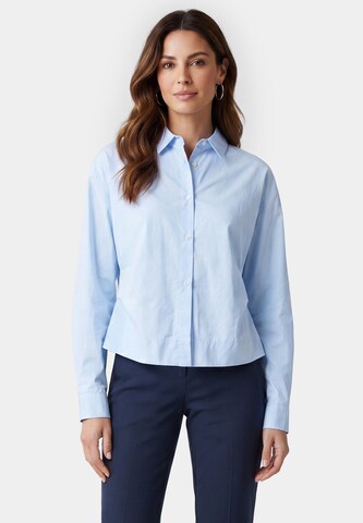Usha - Blusa en azul: frente