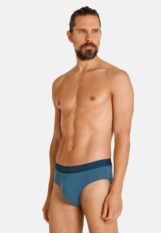 camano Slip in Blauw: voorkant