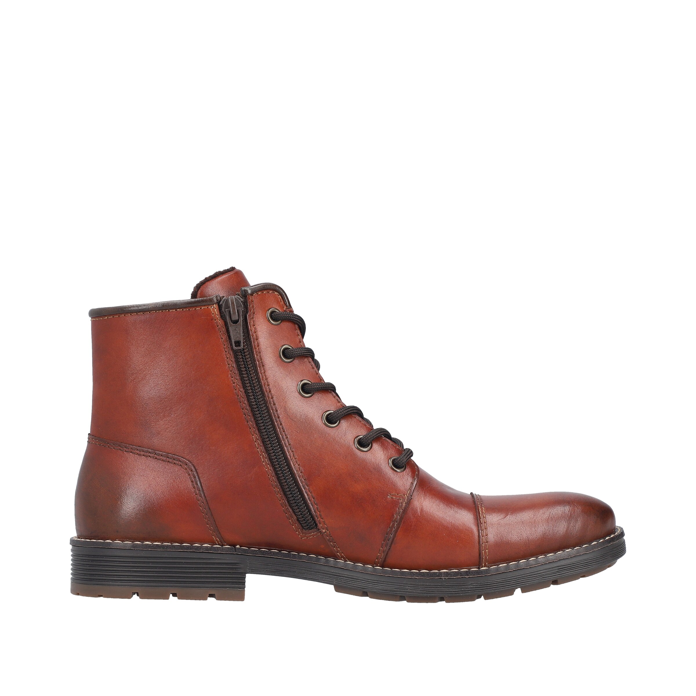 Rieker Lace-Up Boots in Brown