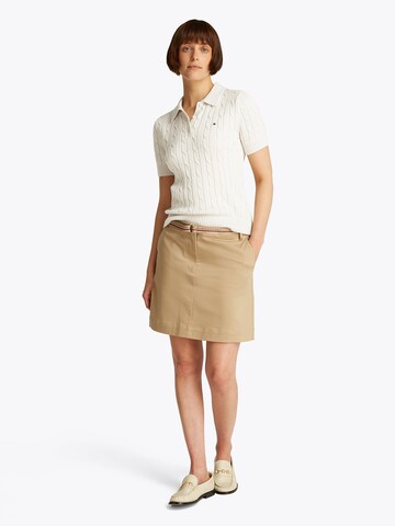 TOMMY HILFIGER Pullover in Beige