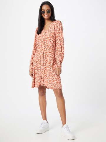 YAS Shirt Dress 'Boma' in Brown