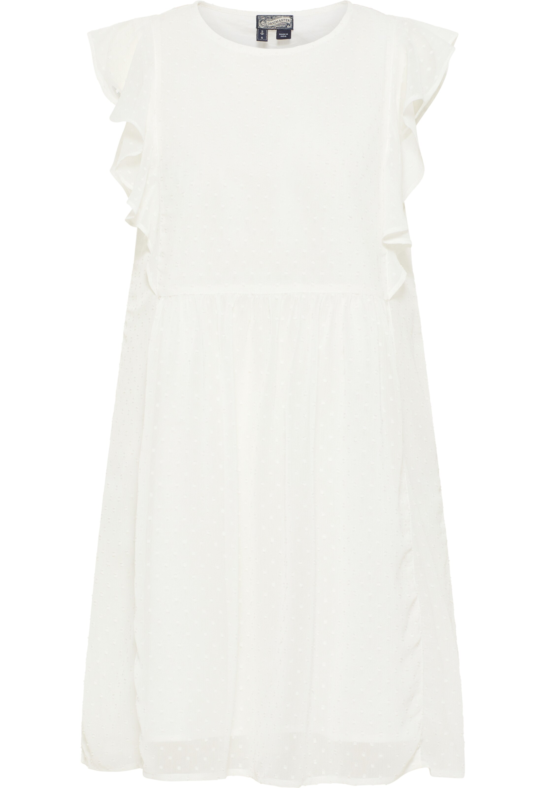 Robe DreiMaster Vintage en blanc : devant
