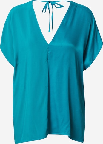 Sisley Blouse in Blue: front