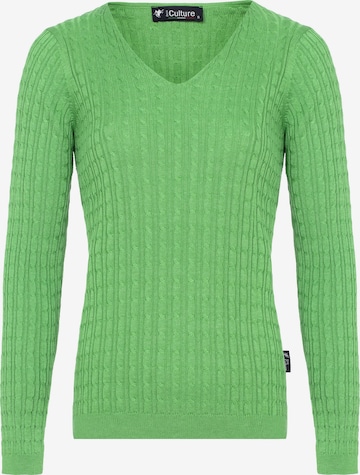 DENIM CULTURE Sweater 'BEATRICE' in Green: front