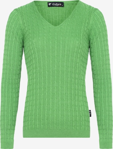 Pull-over 'BEATRICE' DENIM CULTURE en vert : devant