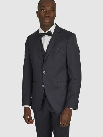 HECHTER PARIS Slim fit Suit Jacket in Blue: front