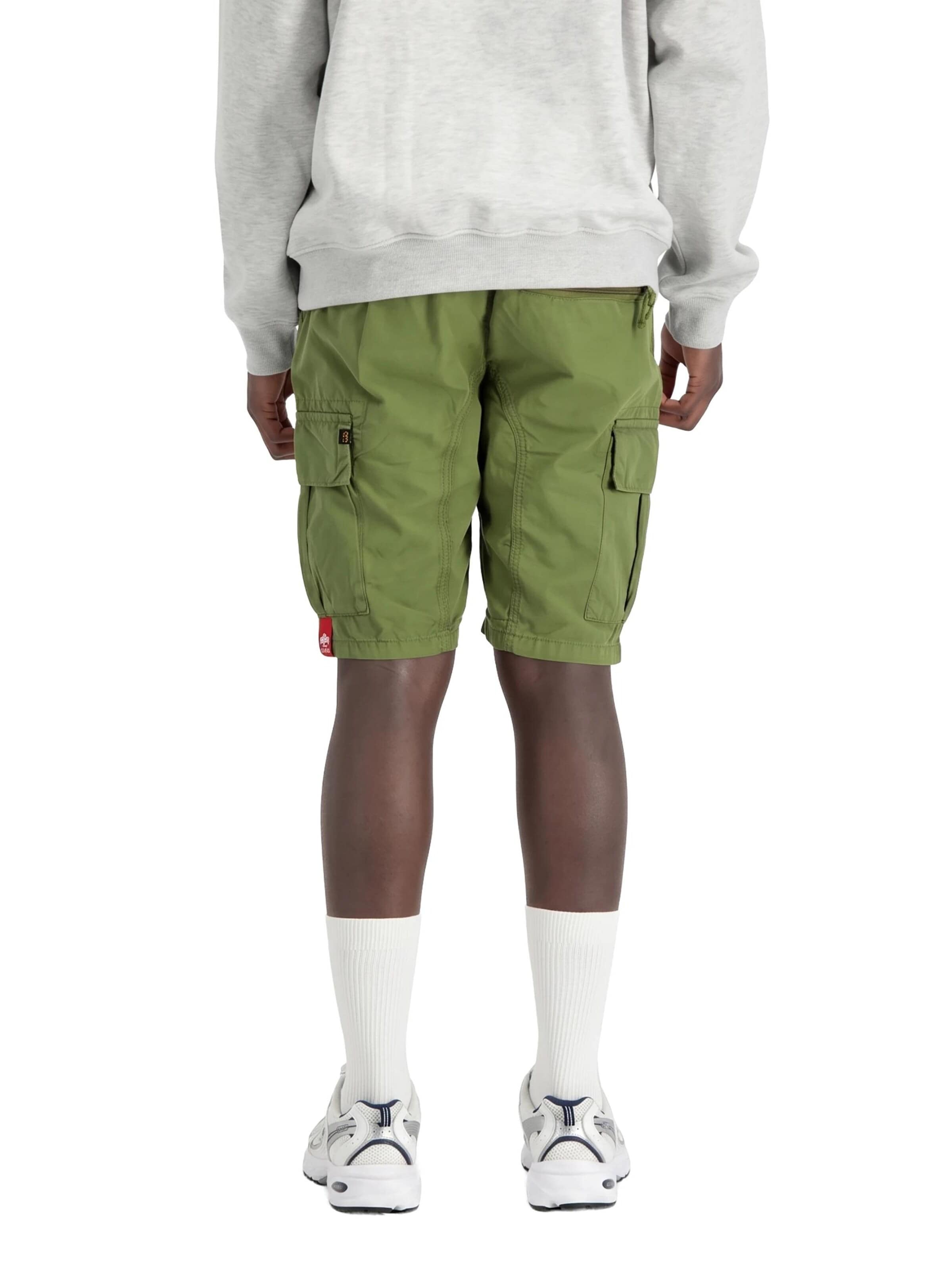 ALPHA INDUSTRIES Regular Pants in Green