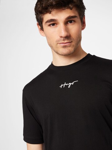 HUGO Shirt 'Dontevideo' in Black