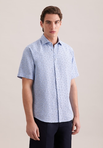 Coupe regular Chemise SEIDENSTICKER en bleu : devant