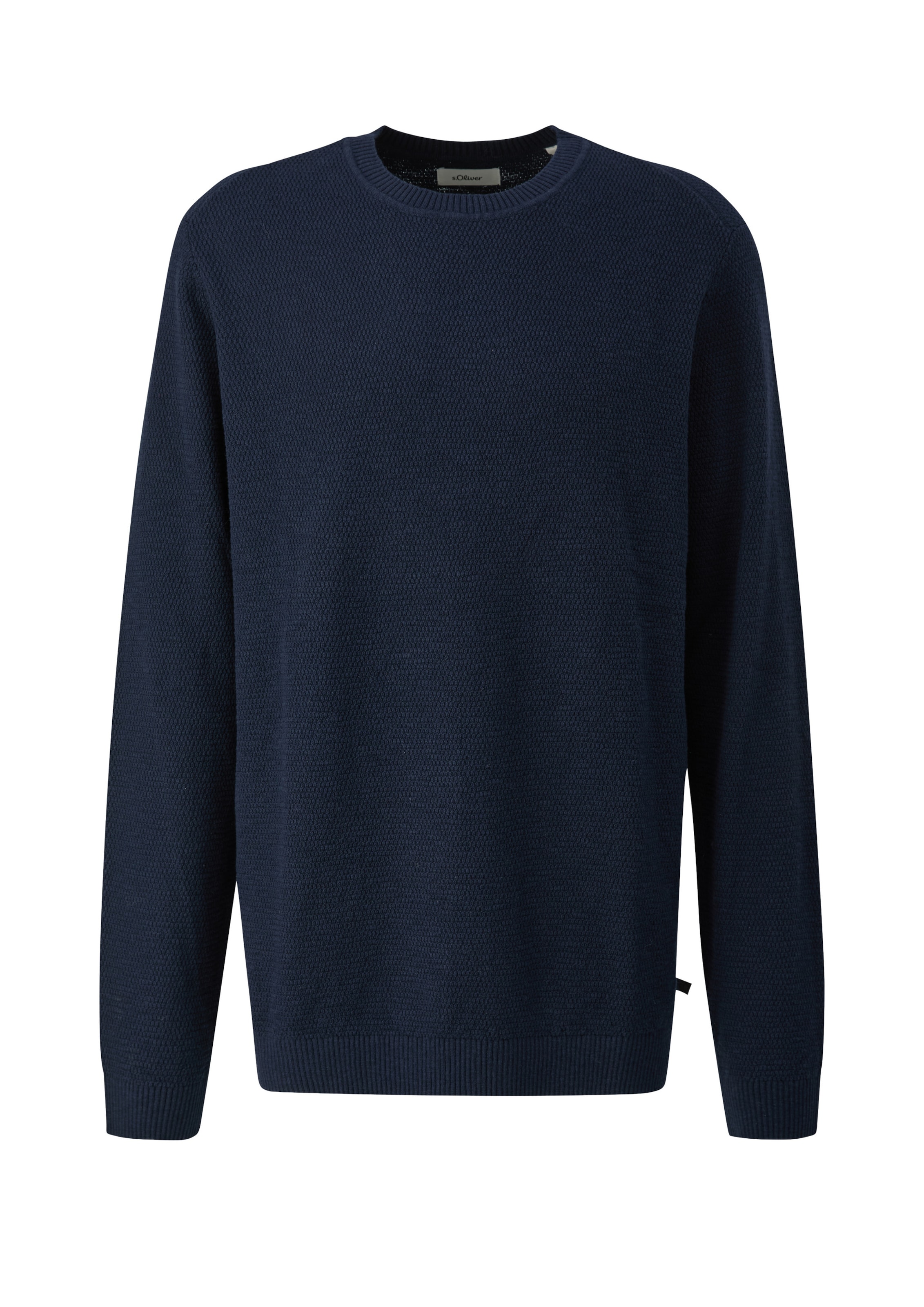 Pull-over s.Oliver Men Big Sizes en bleu : devant