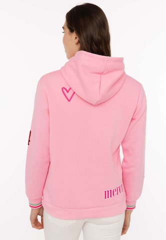 Zwillingsherz Sweatshirt in Roze
