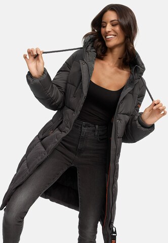 MARIKOO Winter coat 'Yuikoo' in Grey