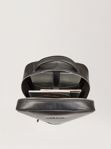 NEGOTIA Leather Backpack 'Averon' in Black