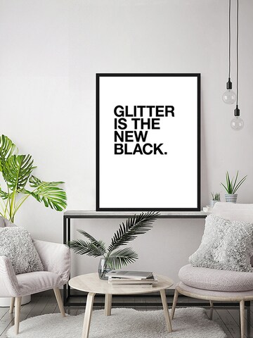 Liv Corday Bild 'Glitter is the New Black' in Schwarz