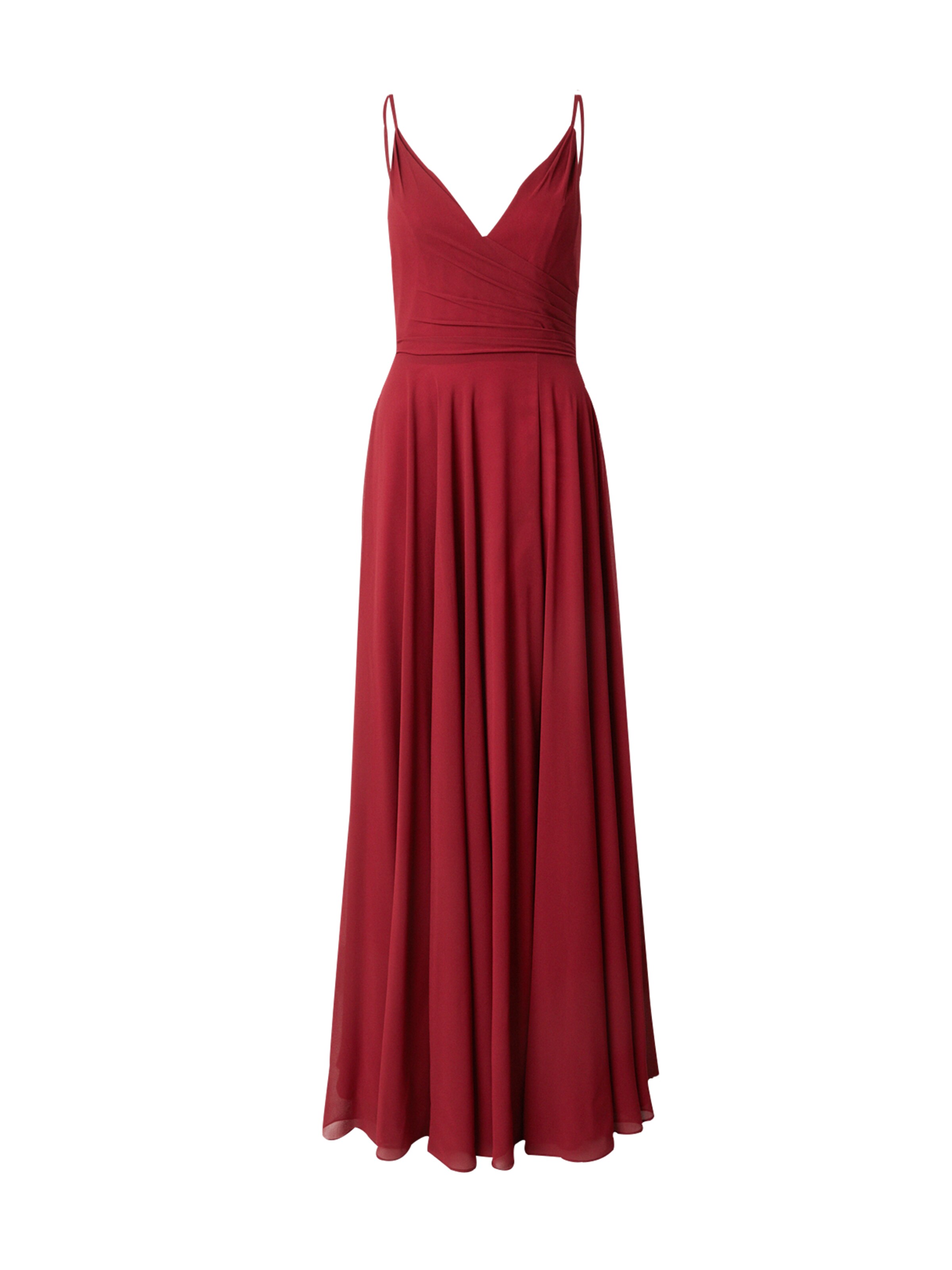 mascara Evening Dress in Red: front