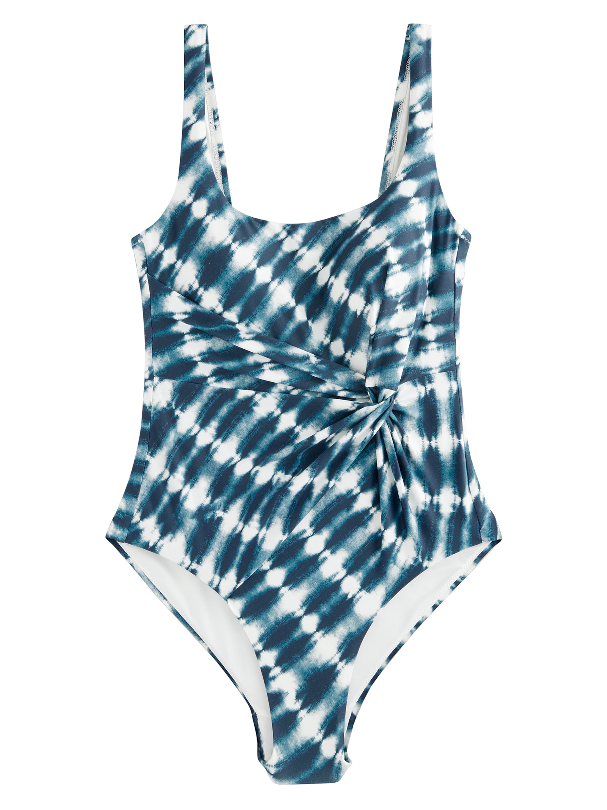 Next Õlapaelteta topp Ujumistrikoo, värv sinine: eest vaates