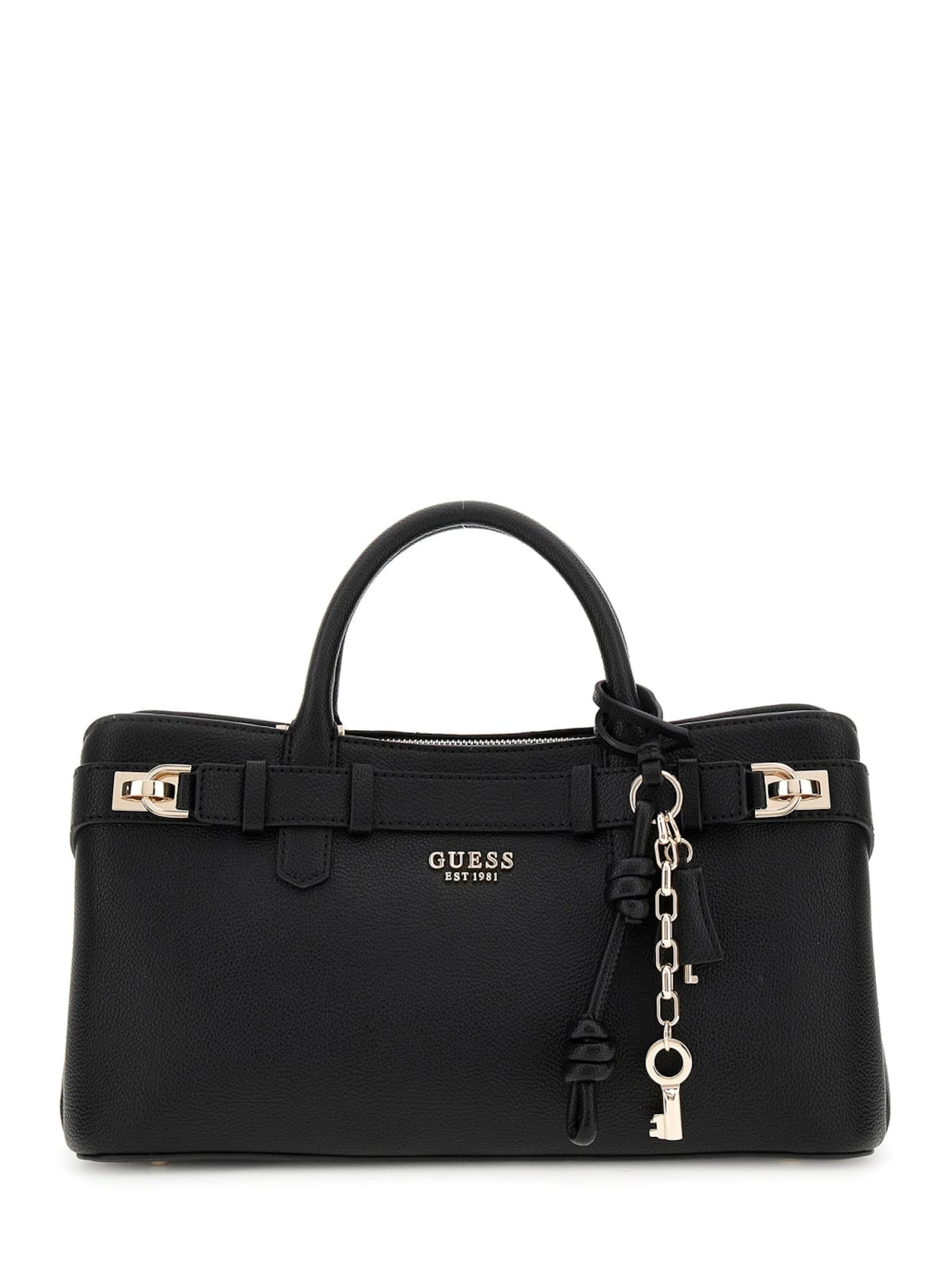 Borsa a tracolla di GUESS in nero: frontale