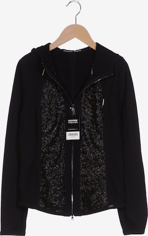 Marc Cain Sweatshirt & Zip-Up Hoodie in S in Black: front