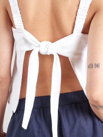 HOLLISTER Top – bílá