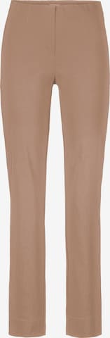 STEHMANN Regular Pants 'Ina' in Brown: front