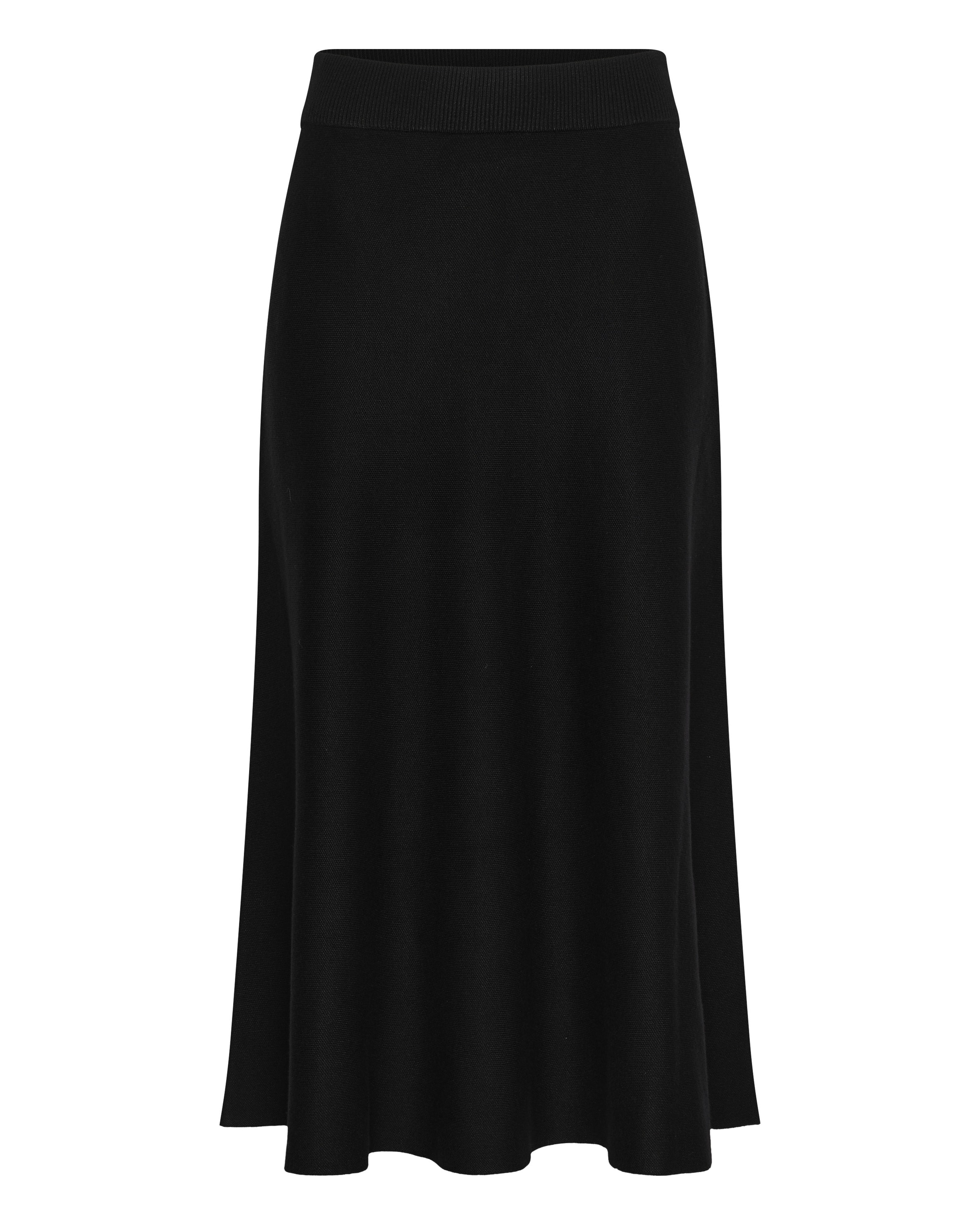 Kaffe Rok 'KAmalina' in Zwart: voorkant