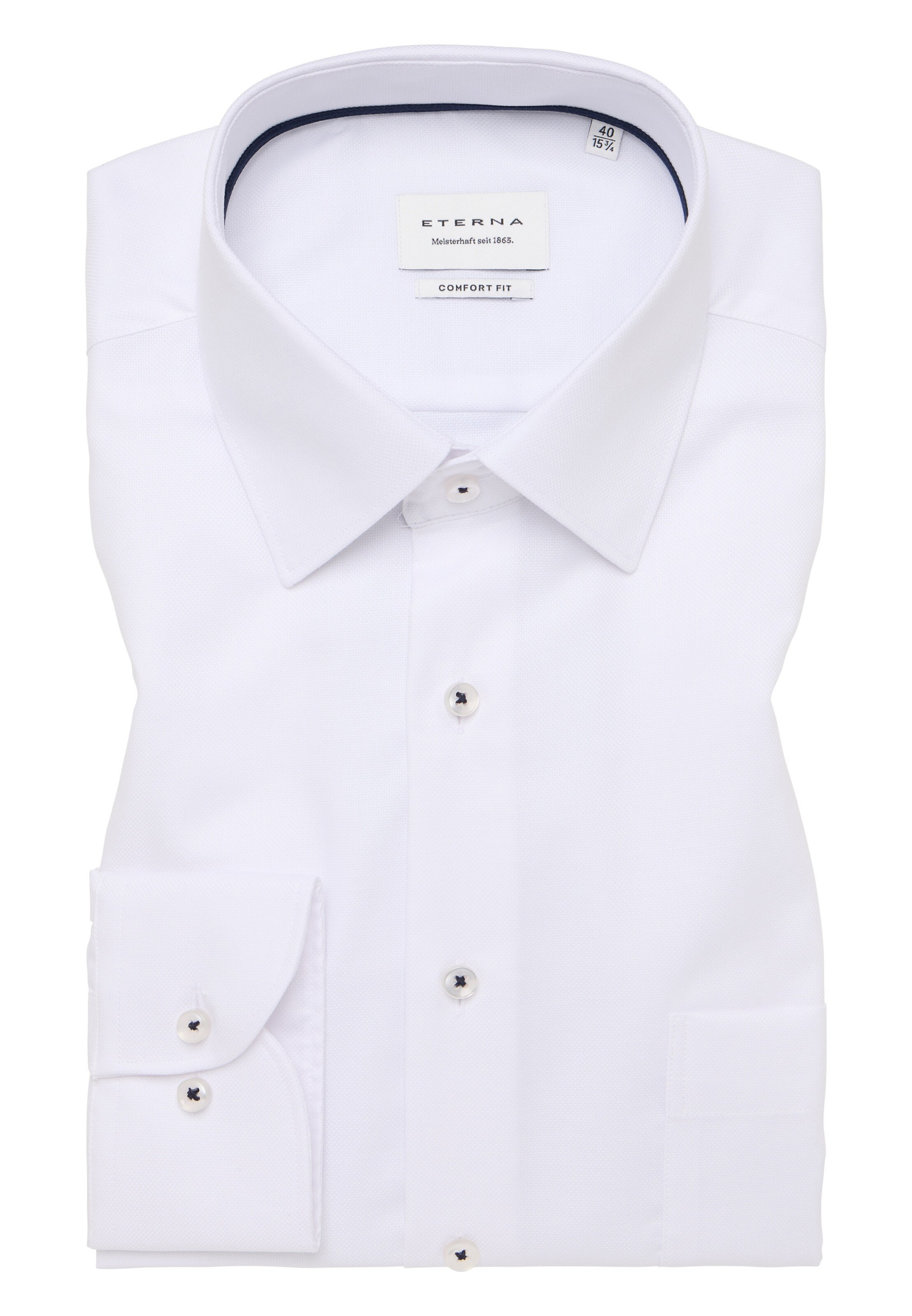 ETERNA Comfort fit Zakelijk overhemd in Wit