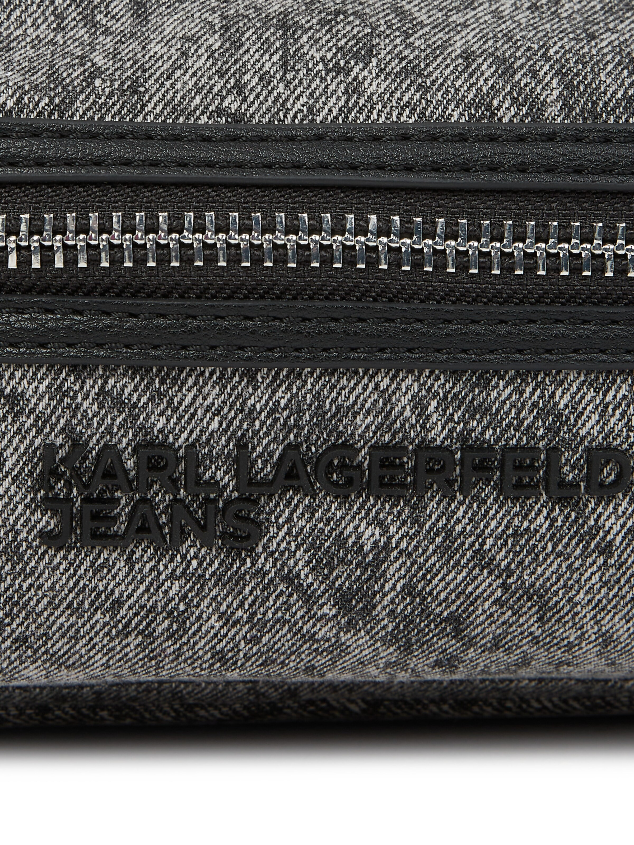 KARL LAGERFELD JEANS Magväska 'Logo' i svart