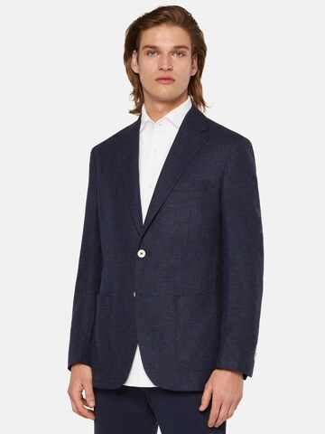 Coupe regular Veste de costume Boggi Milano en bleu : devant