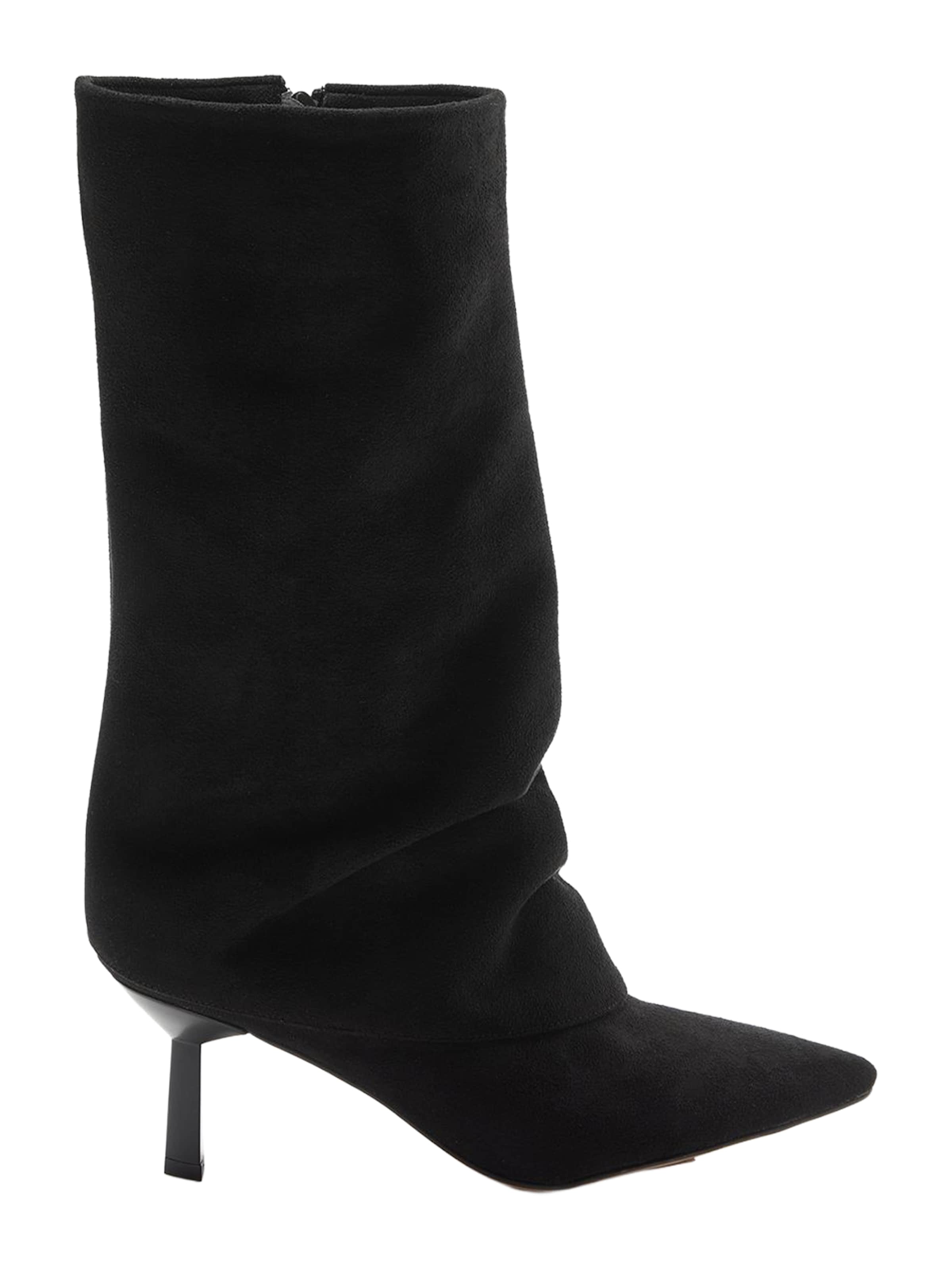 Bottes Trendyol en noir : devant