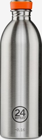 24Bottles Isolierflasche 'Steel' in Silber: predná strana