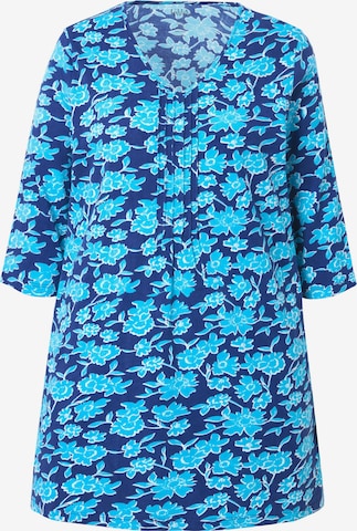 Ulla Popken Tuniek in Blauw: voorkant