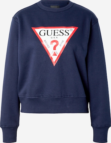 Felpa di GUESS in blu: frontale