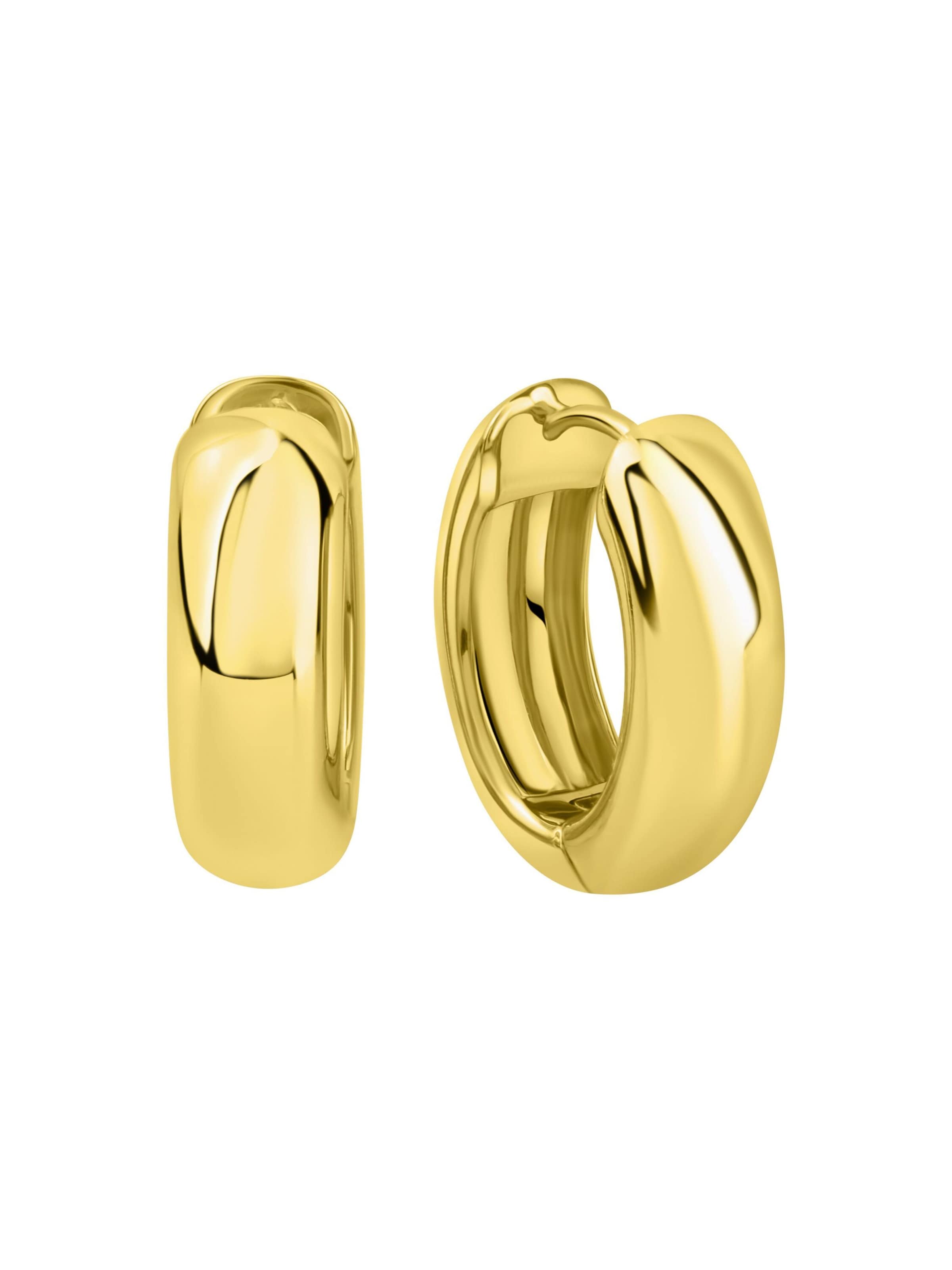 Zeeme Earrings in Yellow: front