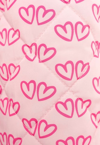 Veste outdoor Zwillingsherz en rose