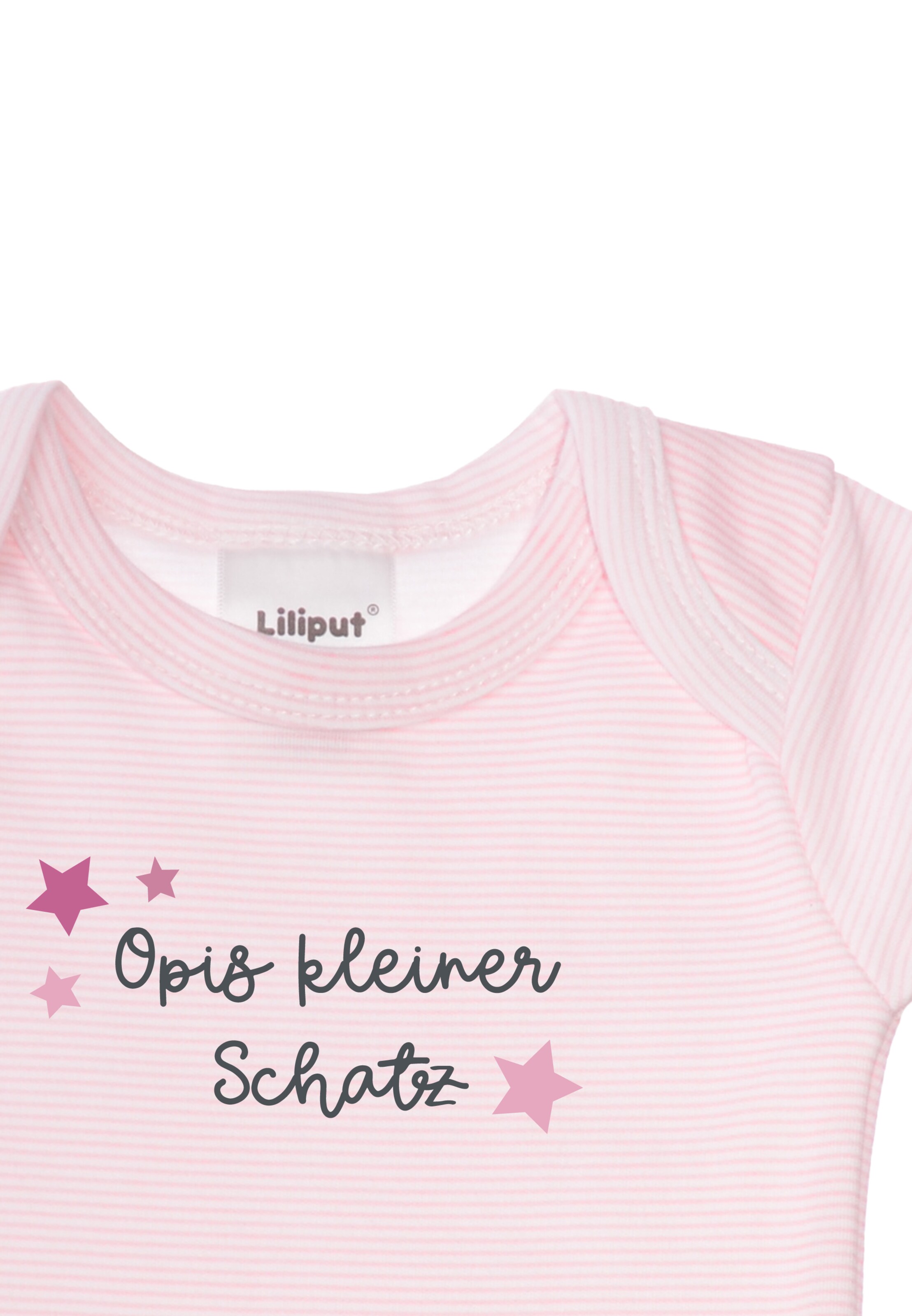 LILIPUT Romper/Bodysuit 'Kleiner Schatz' in Grey