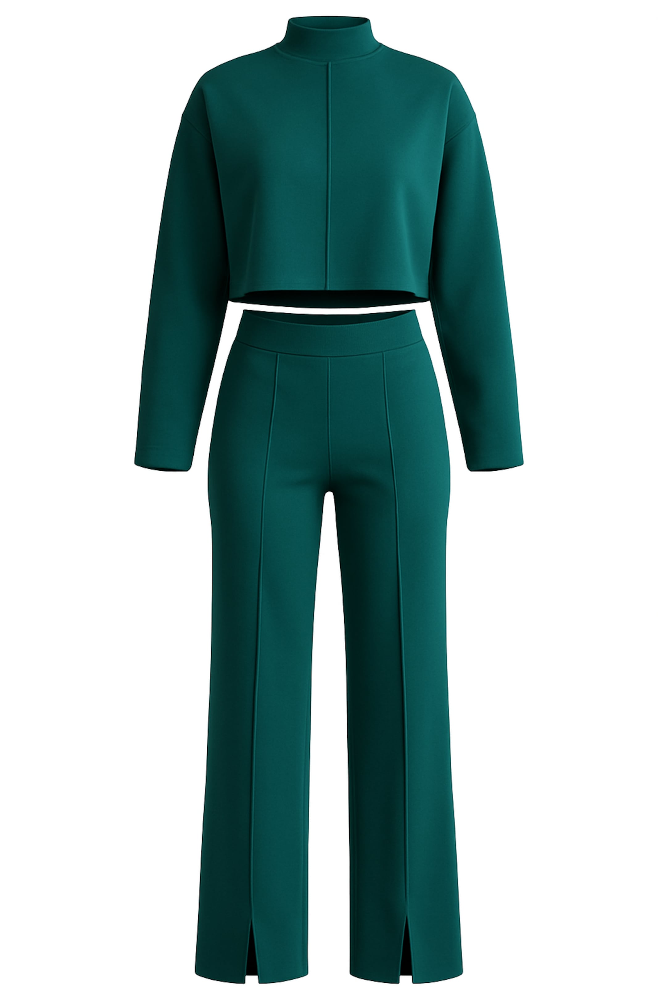 WOMAN VISION Broekpak in Groen: voorkant