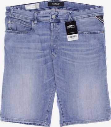 REPLAY Shorts in 34 in Blue: front