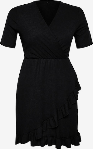 Trendyol Curve Mekko värissä musta: etupuoli