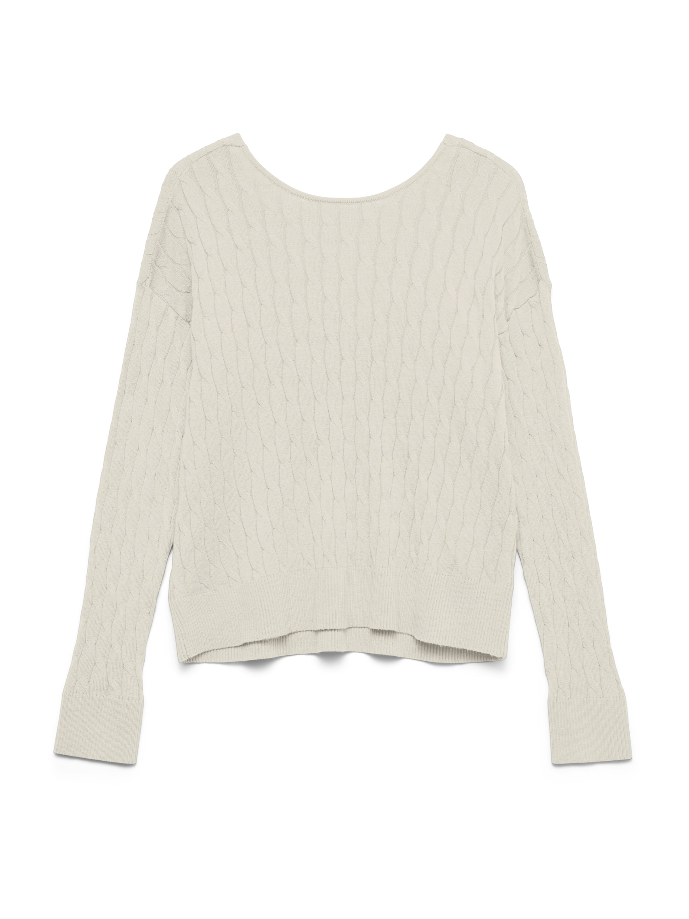 VERO MODA Sweater 'VMFantastic' in Beige: front