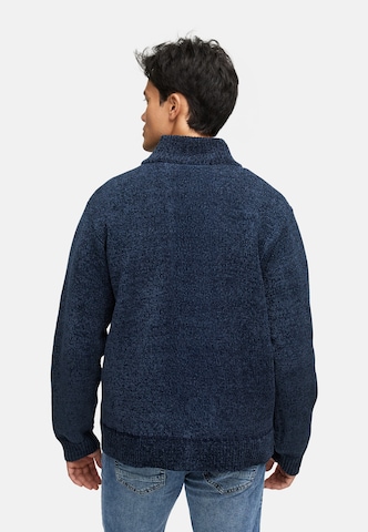 INDICODE JEANS Knit cardigan ' INFilion ' in Blue