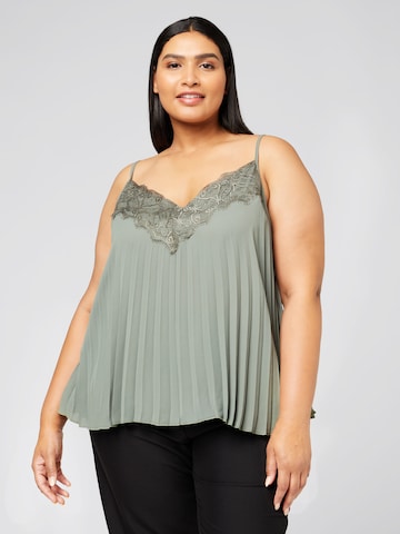 Guido Maria Kretschmer Curvy - Top 'Henrieke' en verde: frente