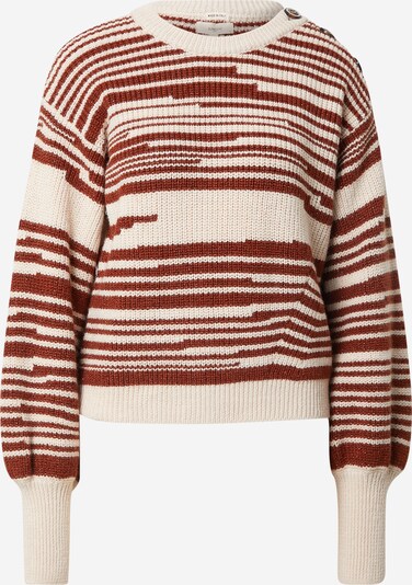 Suncoo Pulover 'PULL PAOLO' u boja pijeska / tamno crvena, Pregled proizvoda